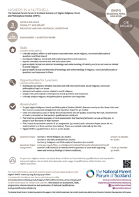 Religious, Moral and Philosophical Studies